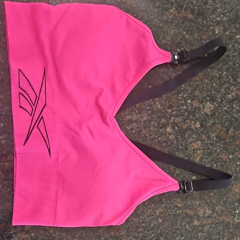 Reebok Women's Pink Swim Top